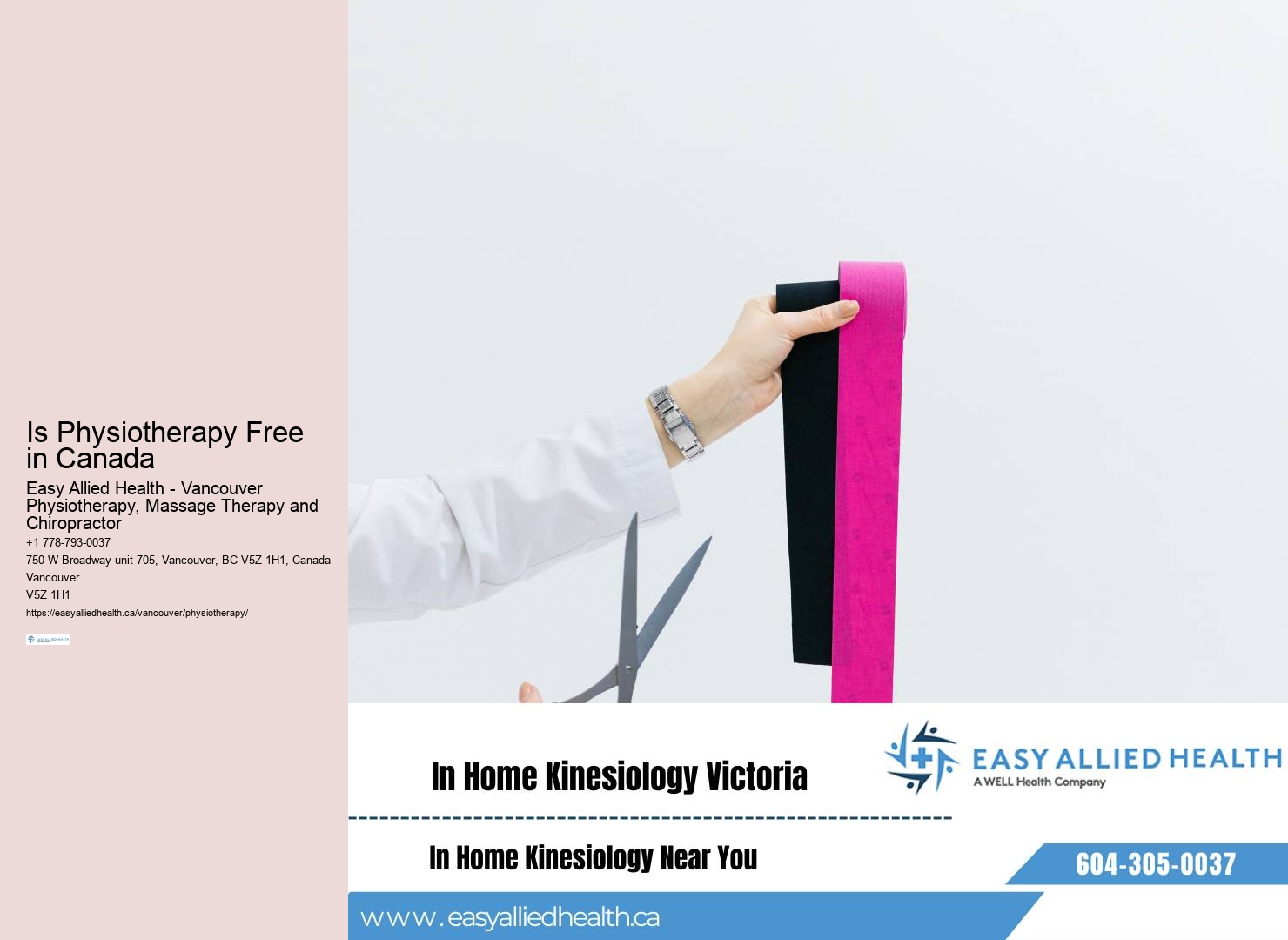 Cost of Physiotherapy in BC