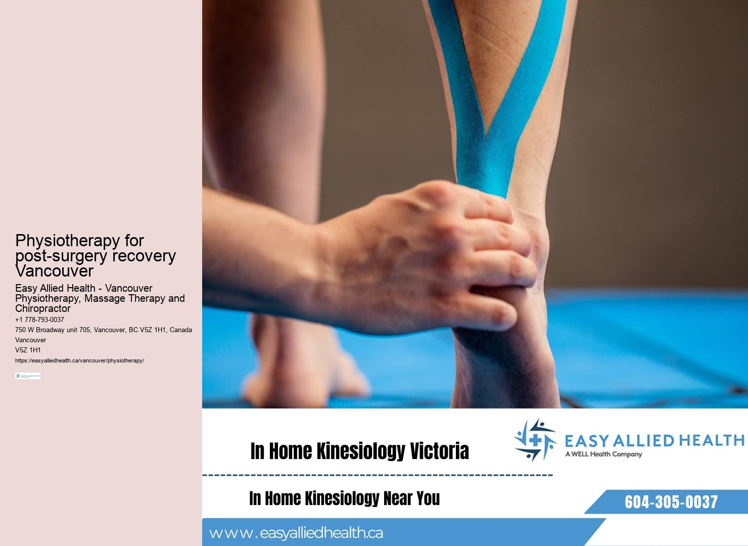 Leading Vancouver Physiotherapy & Sports Clinic