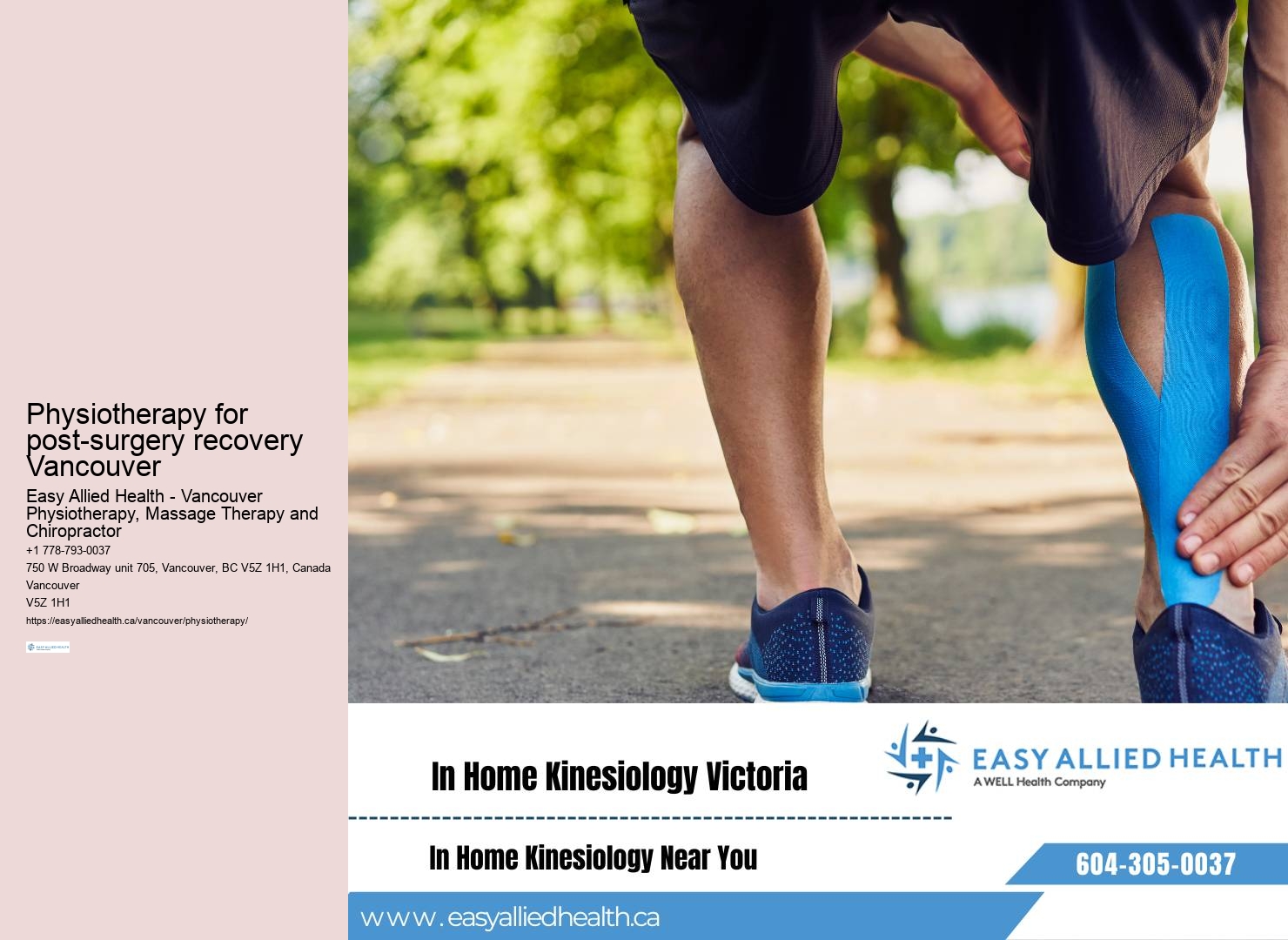 Vancouver physiotherapy for active lifestyles