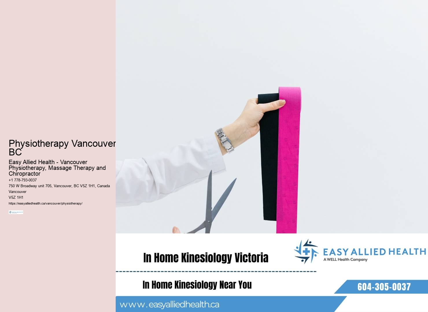 Affordable Sports Physiotherapy Services in Vancouver Clinic