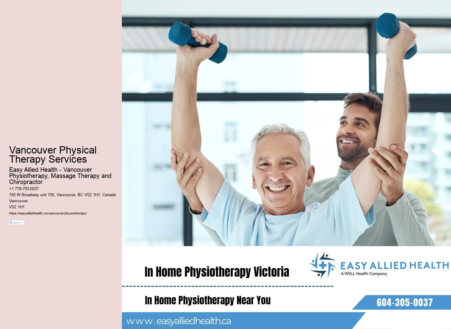 Expertise in physiotherapy Vancouver