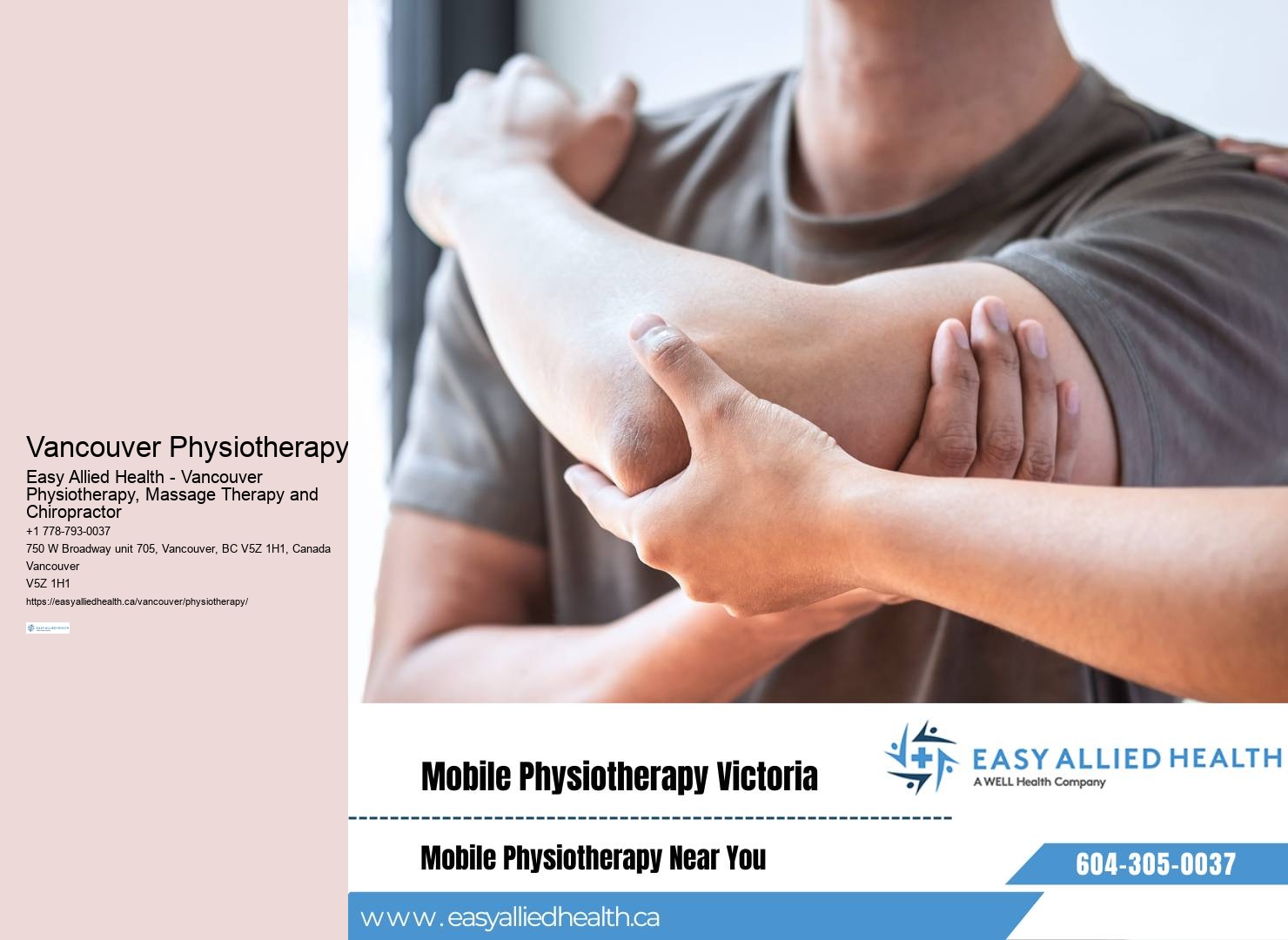 Physiotherapy experts in Vancouver