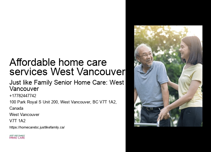 Senior living assistance Affordable home care services West Vancouver