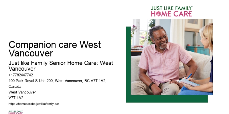 Elderly companionship services Companion care West Vancouver