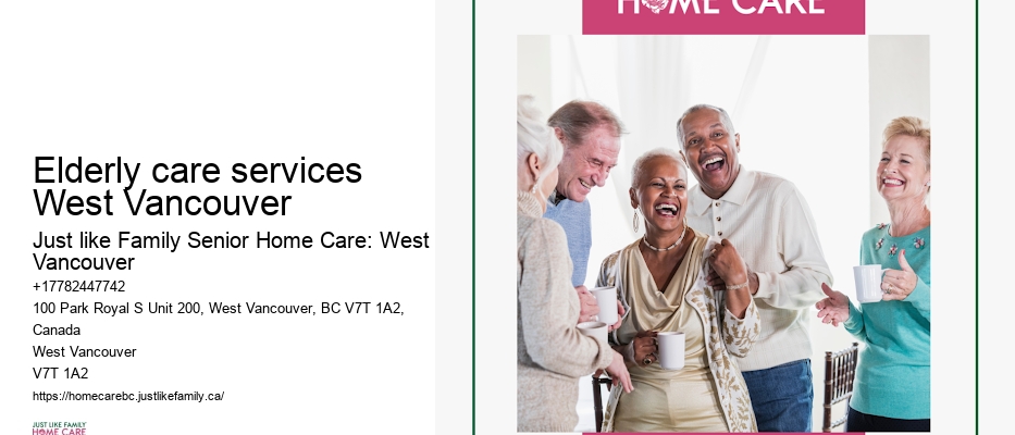 Dementia support at home Elderly care services West Vancouver