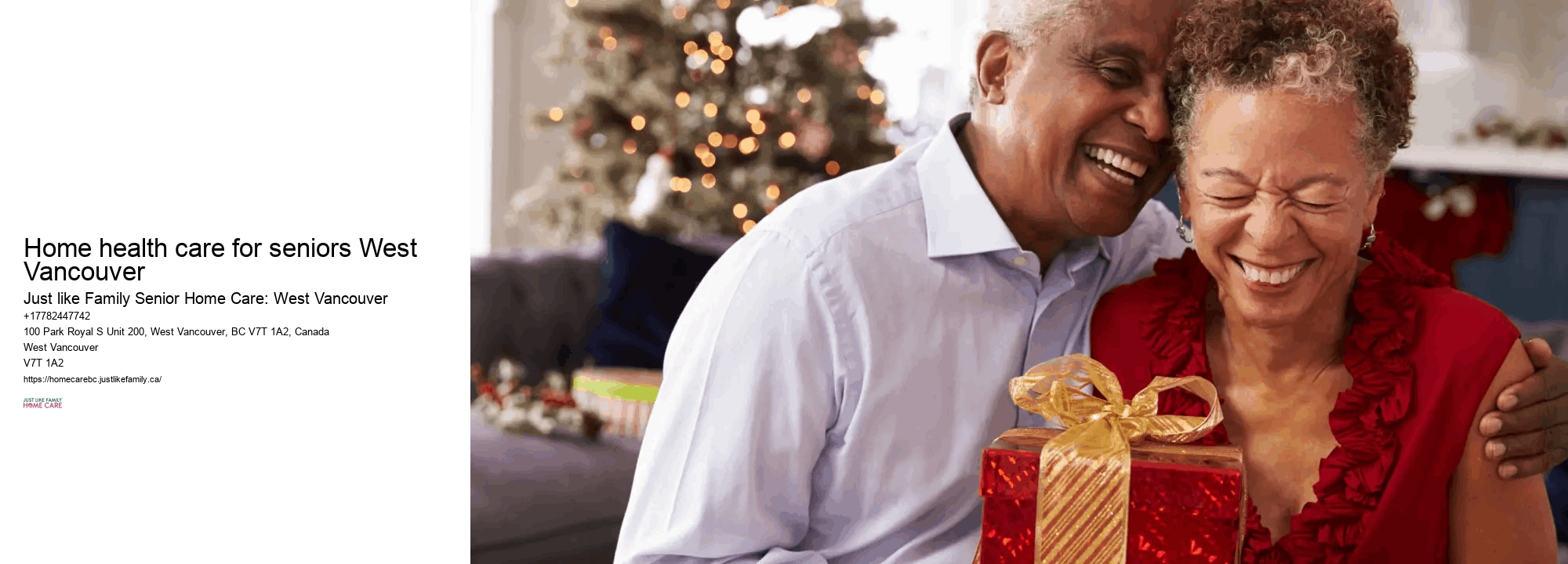 Professional in-home caregivers Home health care for seniors West Vancouver
