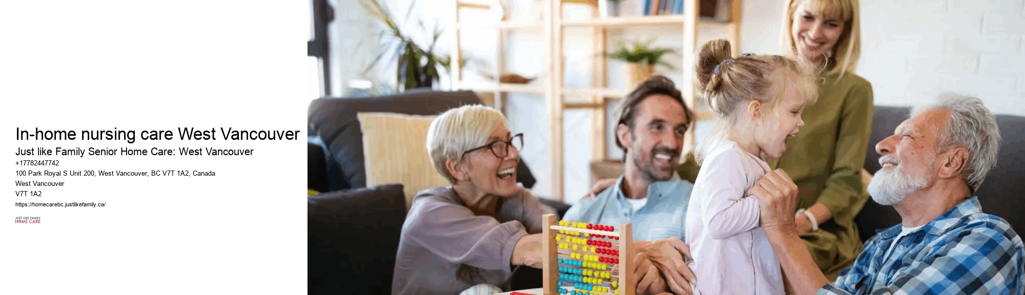 Senior care companions In-home nursing care West Vancouver