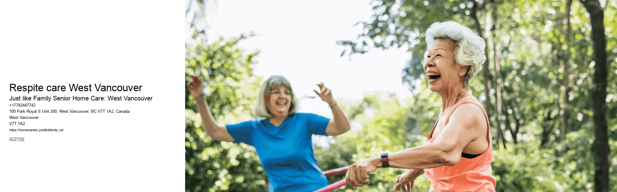 Home health care Respite care West Vancouver