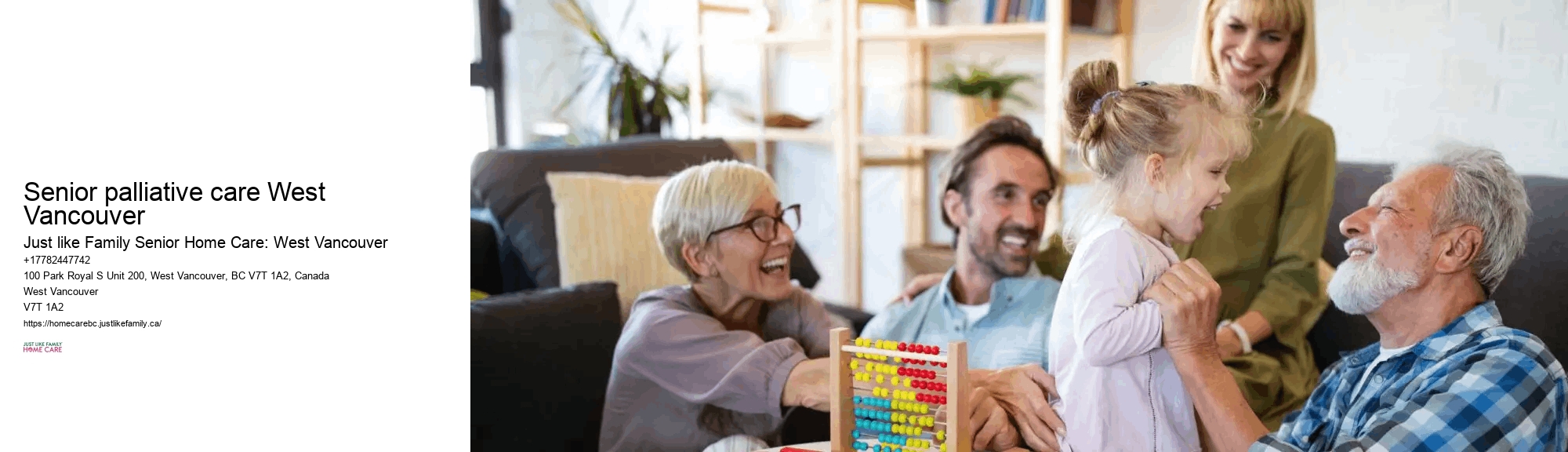 Top-rated home care services Senior palliative care West Vancouver
