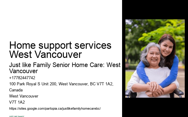 Home care for chronic illnesses Home support services West Vancouver