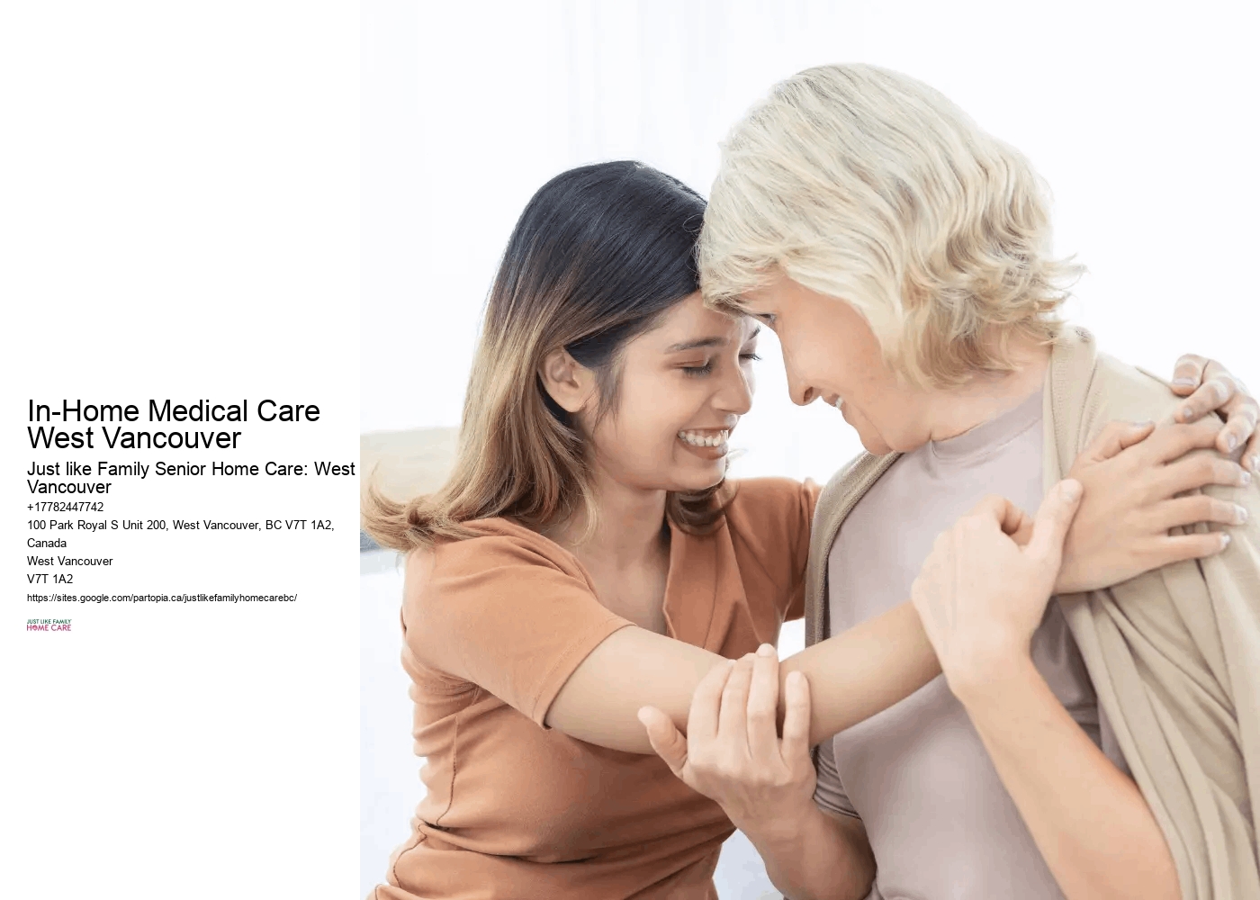 Elderly mobility support In-Home Medical Care West Vancouver