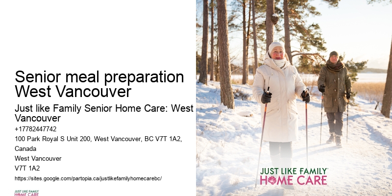 Caring home care services Senior meal preparation West Vancouver