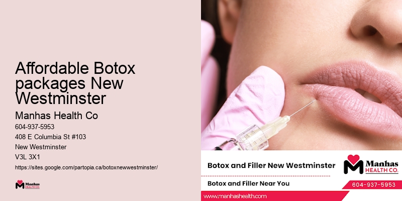 Affordable Botox packages New Westminster