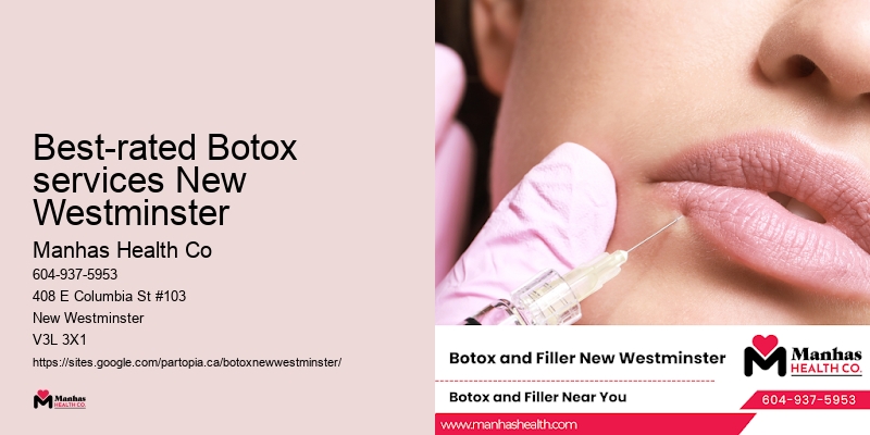 Best-rated Botox services New Westminster