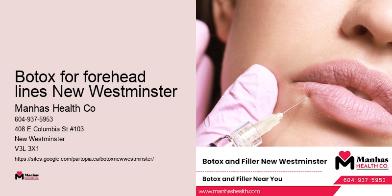 Botox for forehead lines New Westminster