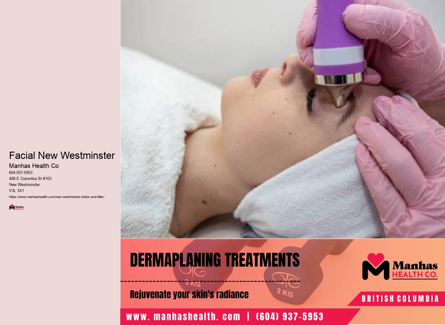 Botox for forehead wrinkles New Westminster
