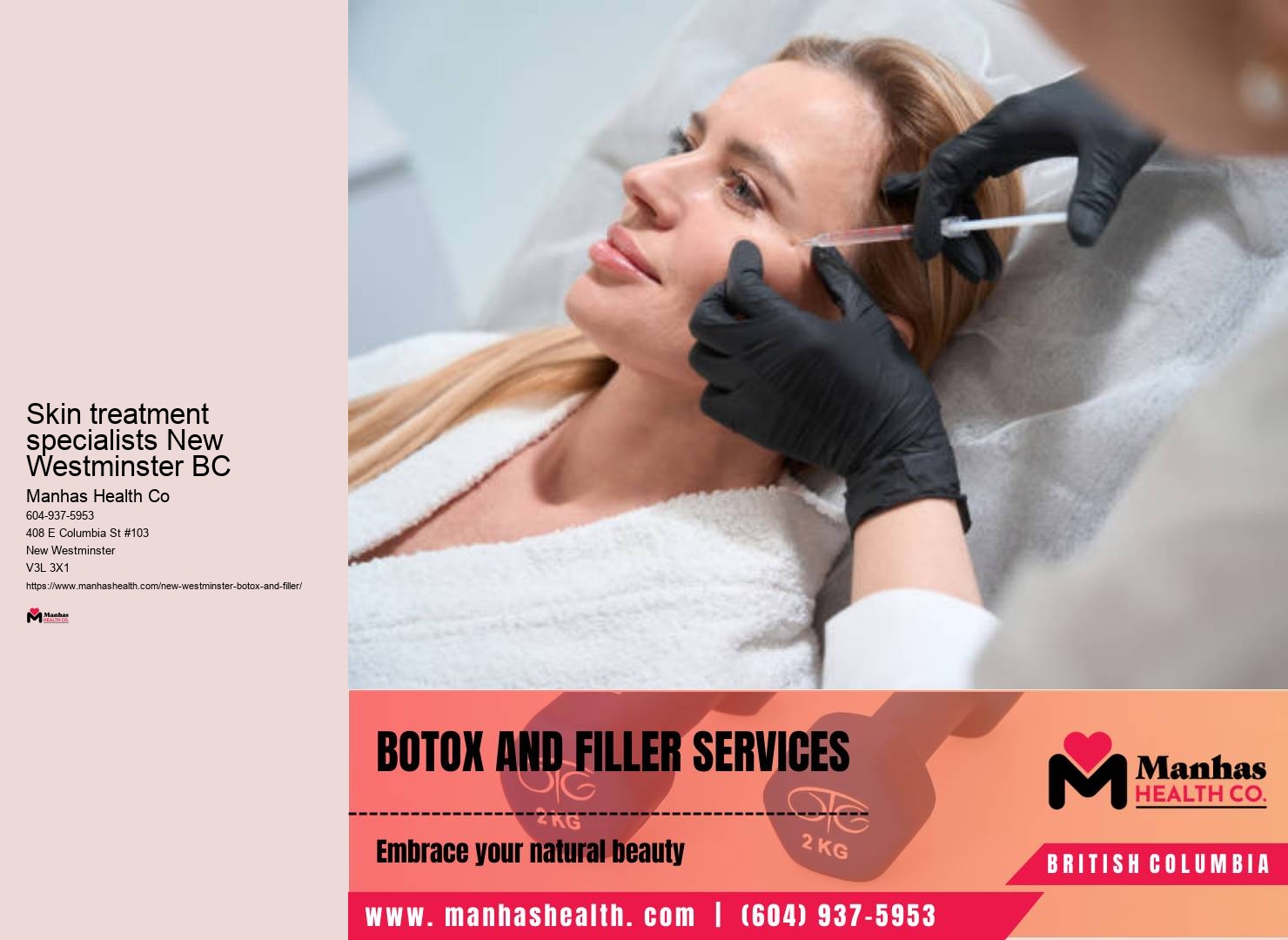 Microneedling treatments New Westminster