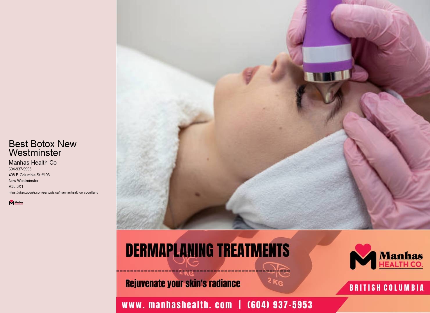 Botox facial care New Westminster