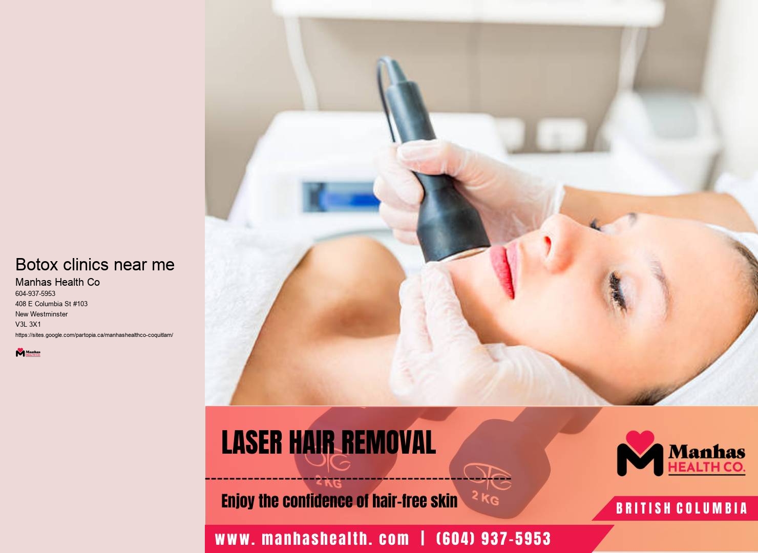 Beauty care services New Westminster