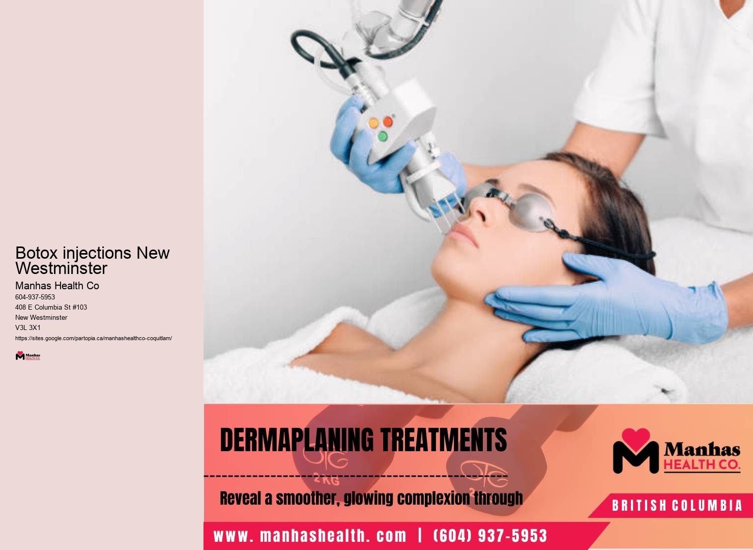 Botox top-up New Westminster