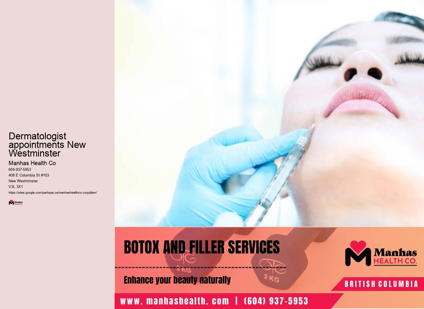 Dermatology procedures New Westminster
