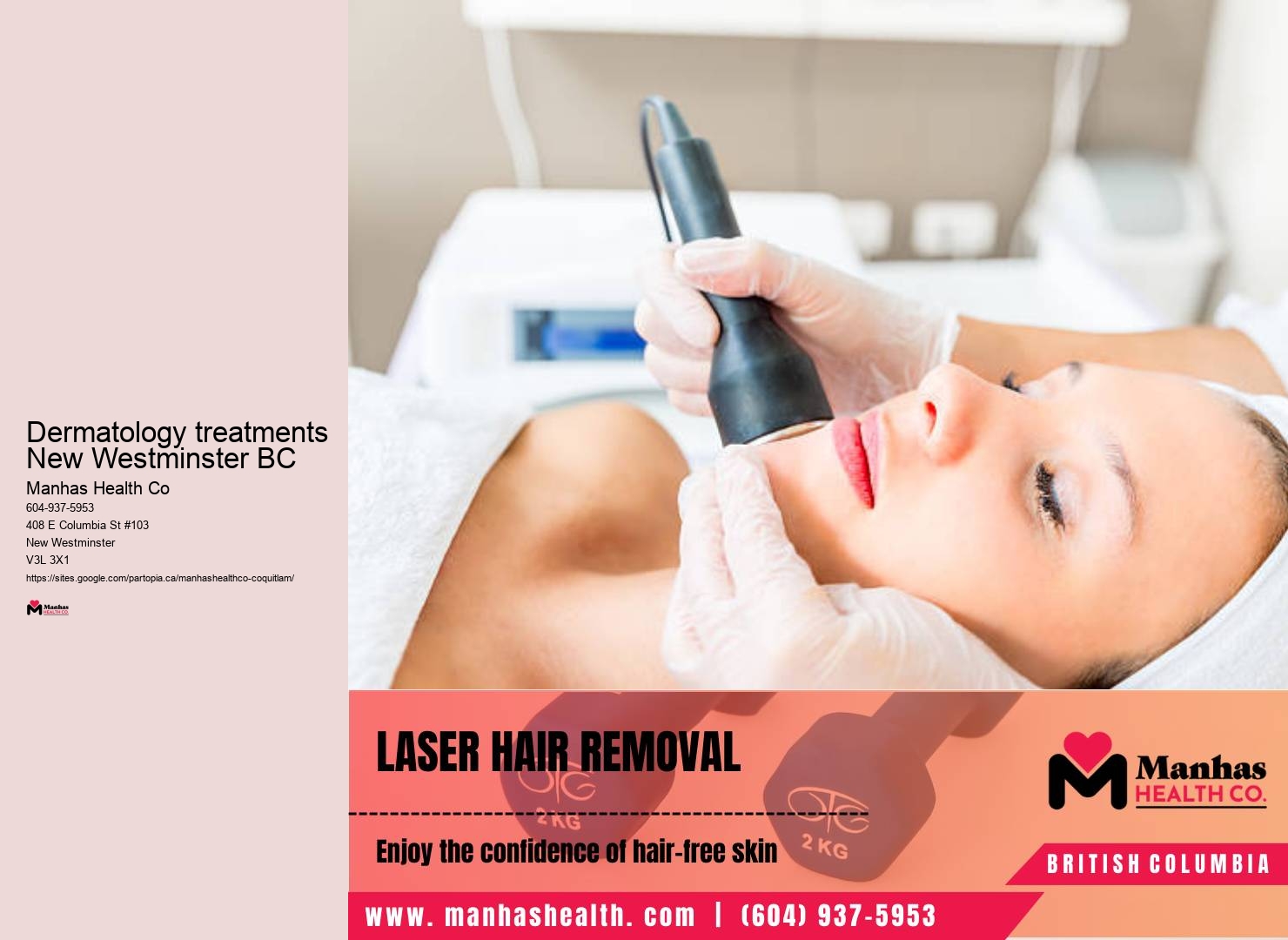 New Westminster facial enhancement clinic