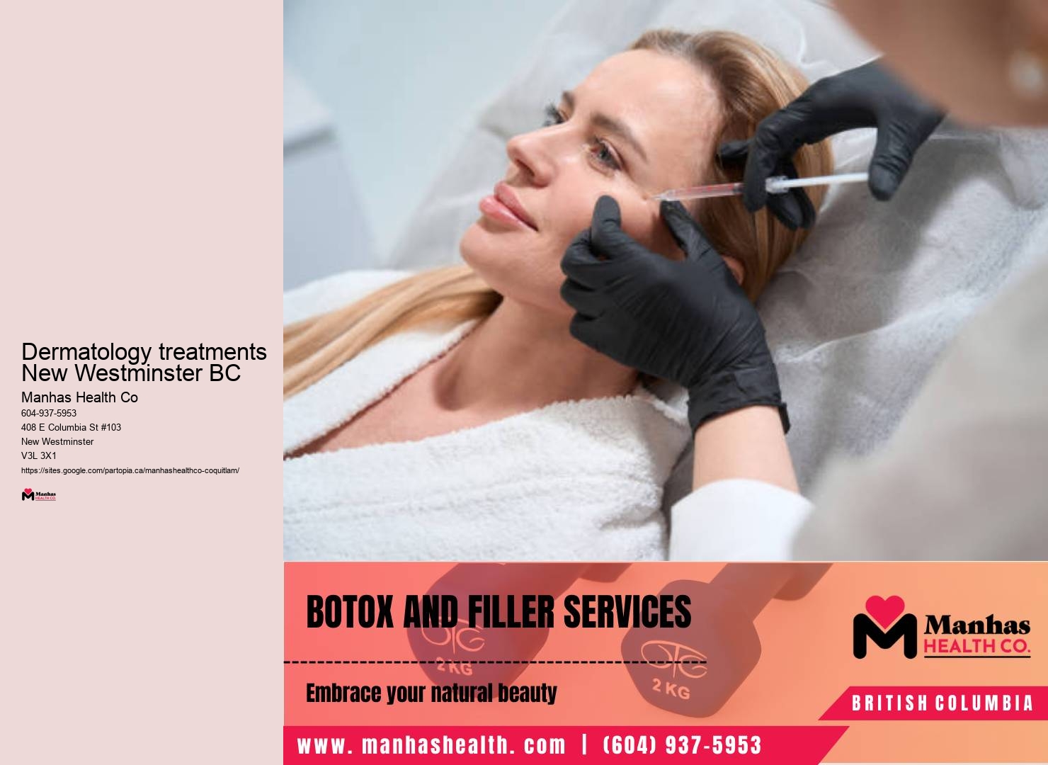 Skin tightening treatments in New Westminster