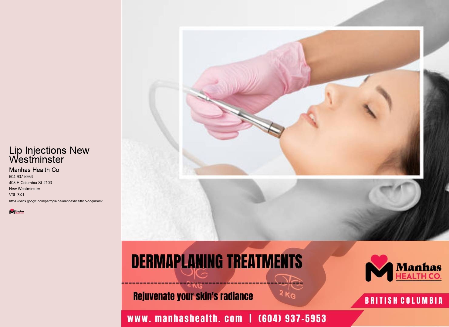 Cosmetic skin treatments New Westminster