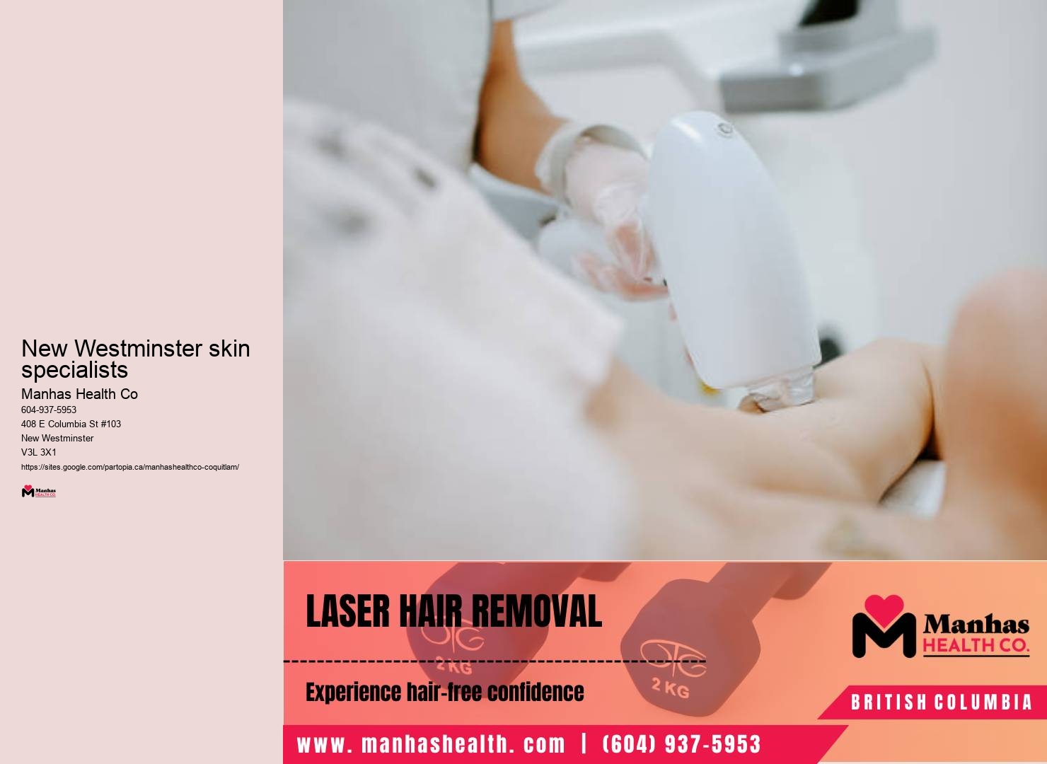 New Westminster facial enhancement clinic