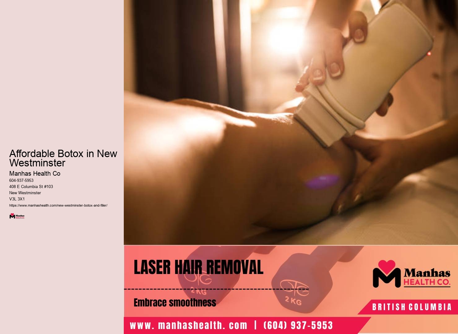 Botox for facial rejuvenation in New Westminster