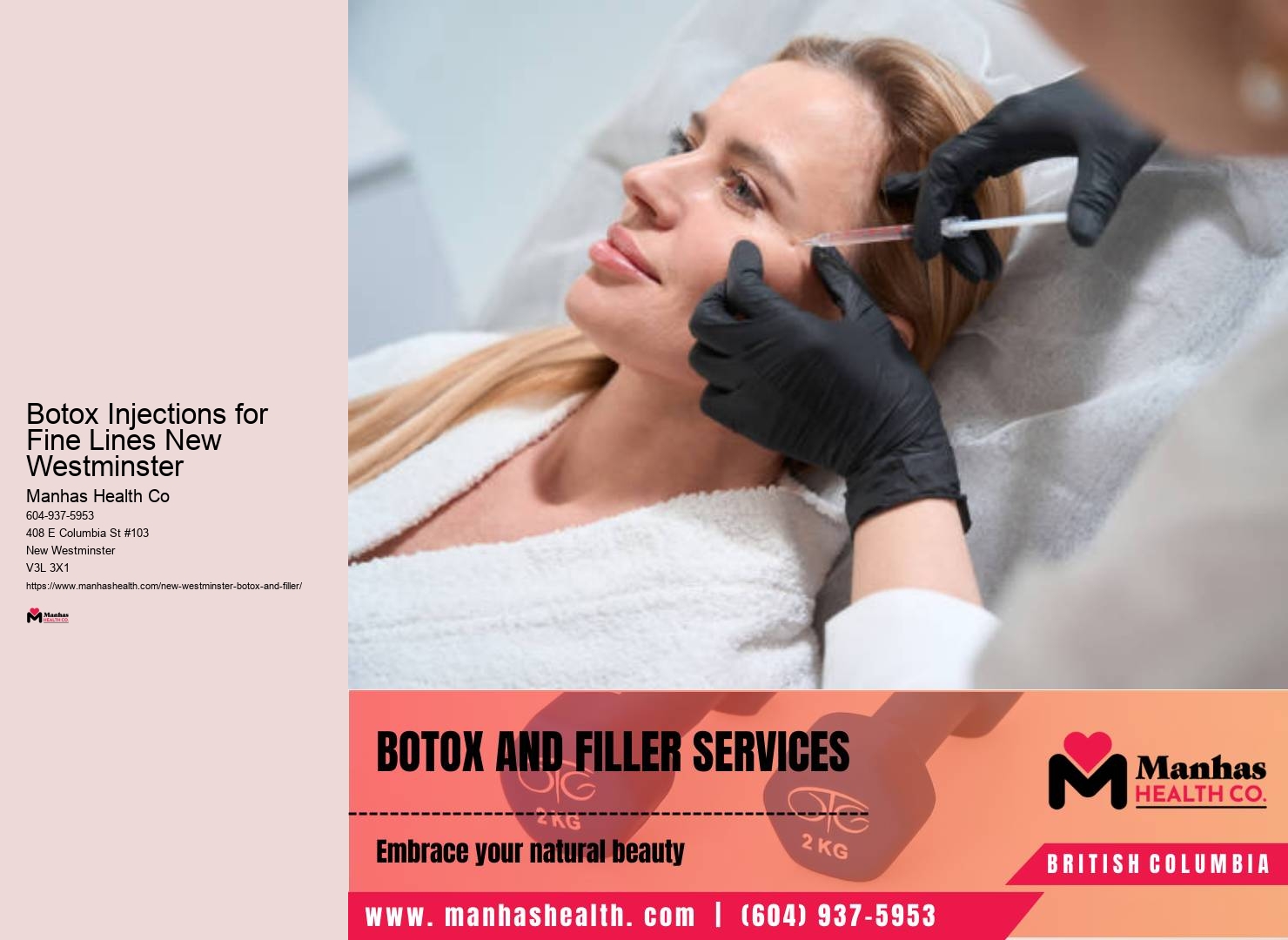 Facial aesthetics for a fresh look in New Westminster