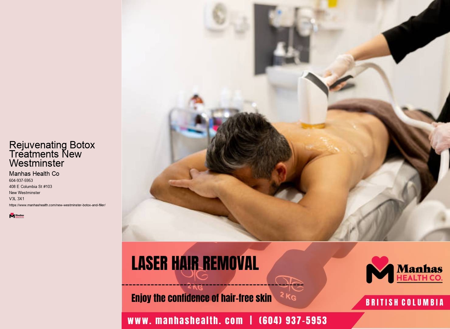 Customized facial treatments New Westminster
