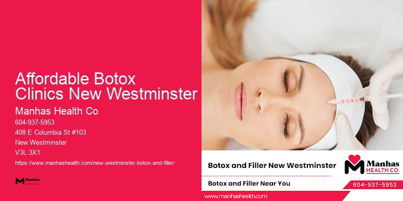 Botox services for forehead lines Affordable Botox Clinics New Westminster