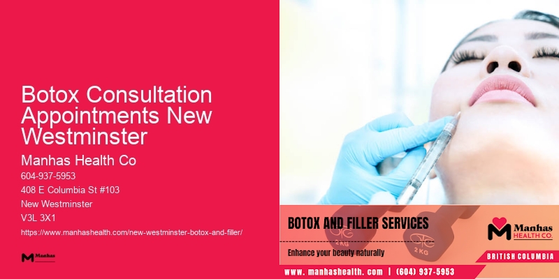Botox consultation appointment Botox Consultation Appointments New Westminster