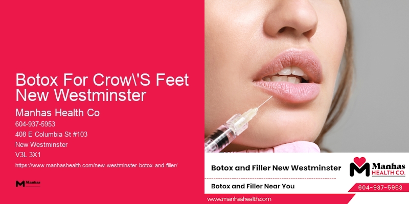 Botox for smoother skin texture Botox For Crow'S Feet New Westminster