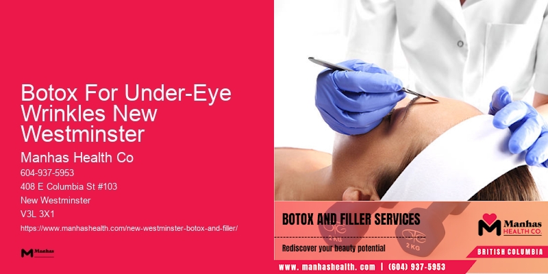 Botox for jawline Botox For Under-Eye Wrinkles New Westminster