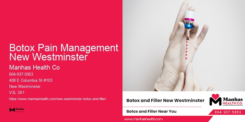 Botox for a smoother jawline Botox Pain Management New Westminster