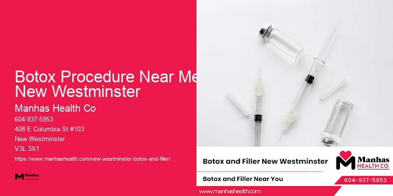 Botox for forehead lines Botox Procedure Near Me New Westminster