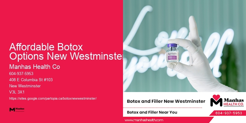Botox price comparison Affordable Botox Options New Westminster
