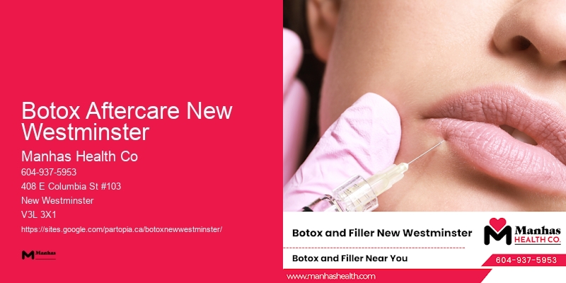 Botox aesthetic treatments Botox Aftercare New Westminster