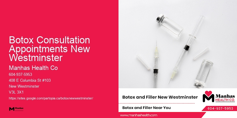 Botox for facial contouring Botox Consultation Appointments New Westminster