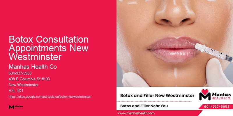 Botox for a younger appearance Botox Consultation Appointments New Westminster