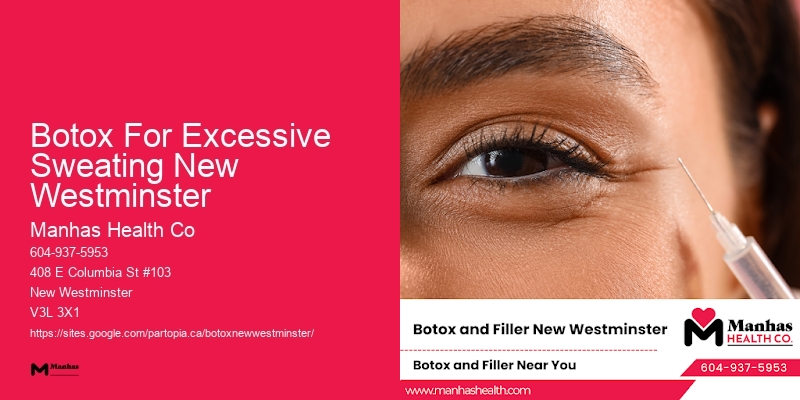 Local Botox services Botox For Excessive Sweating New Westminster