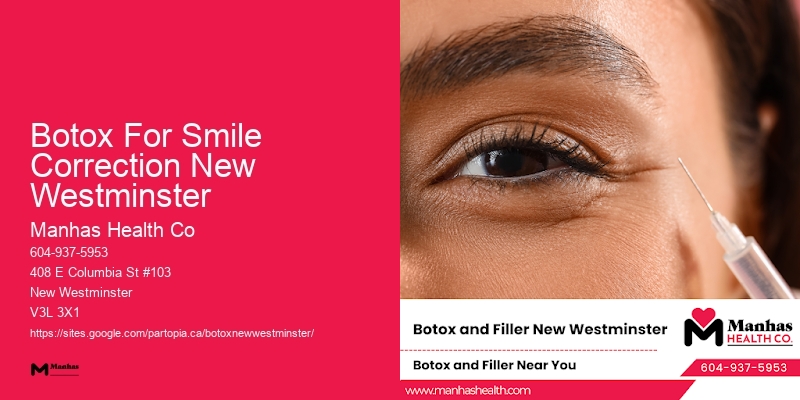 Botox treatment process Botox For Smile Correction New Westminster
