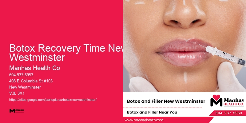 Botox for wrinkle-free skin Botox Recovery Time New Westminster