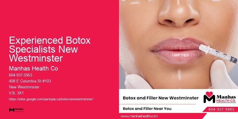 Botox services for fine lines Experienced Botox Specialists New Westminster