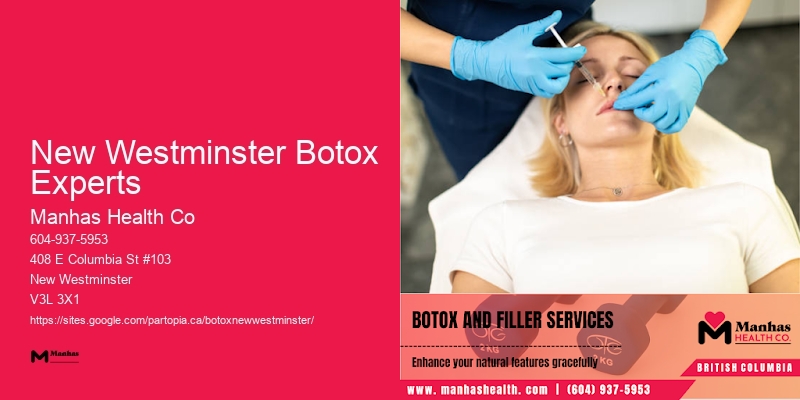 Botox for younger facial appearance New Westminster Botox Experts