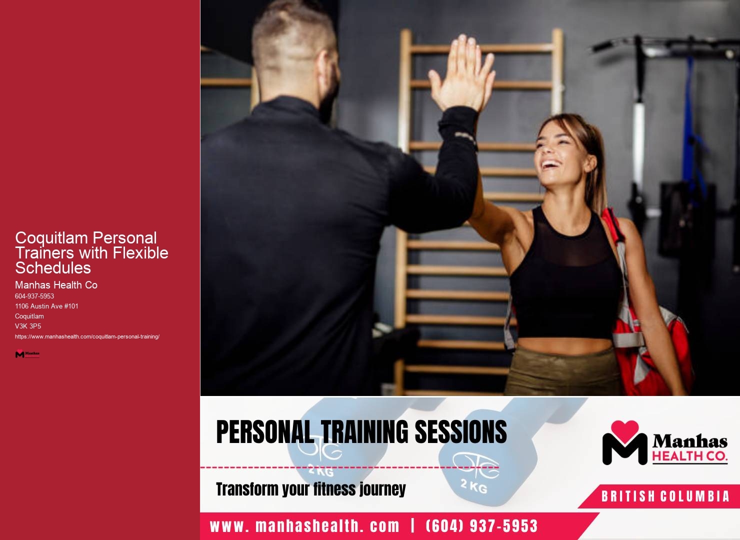 Coquitlam Personal Trainers with Flexible Schedules Virtual Fitness Sessions
