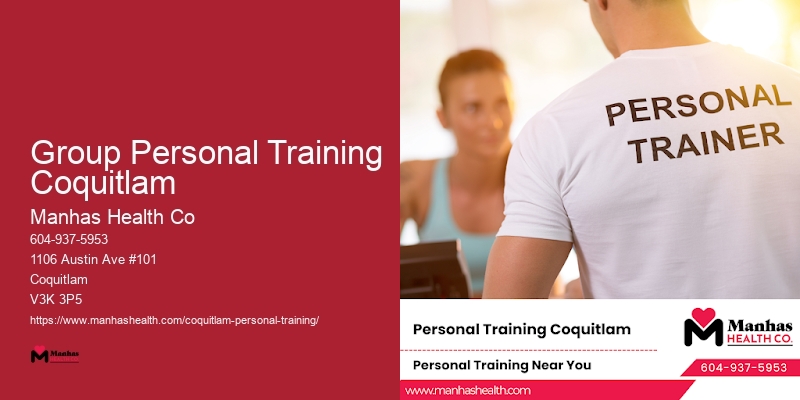 Group Personal Training Coquitlam Personal Trainer with Certifications