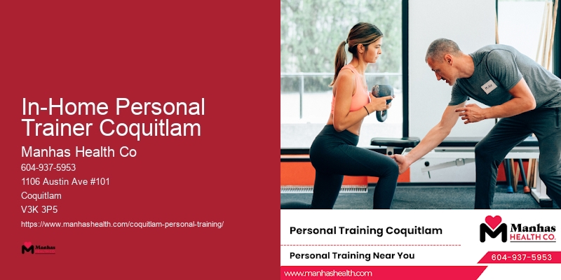 In-Home Personal Trainer Coquitlam Personal Trainer for Postpartum Fitness